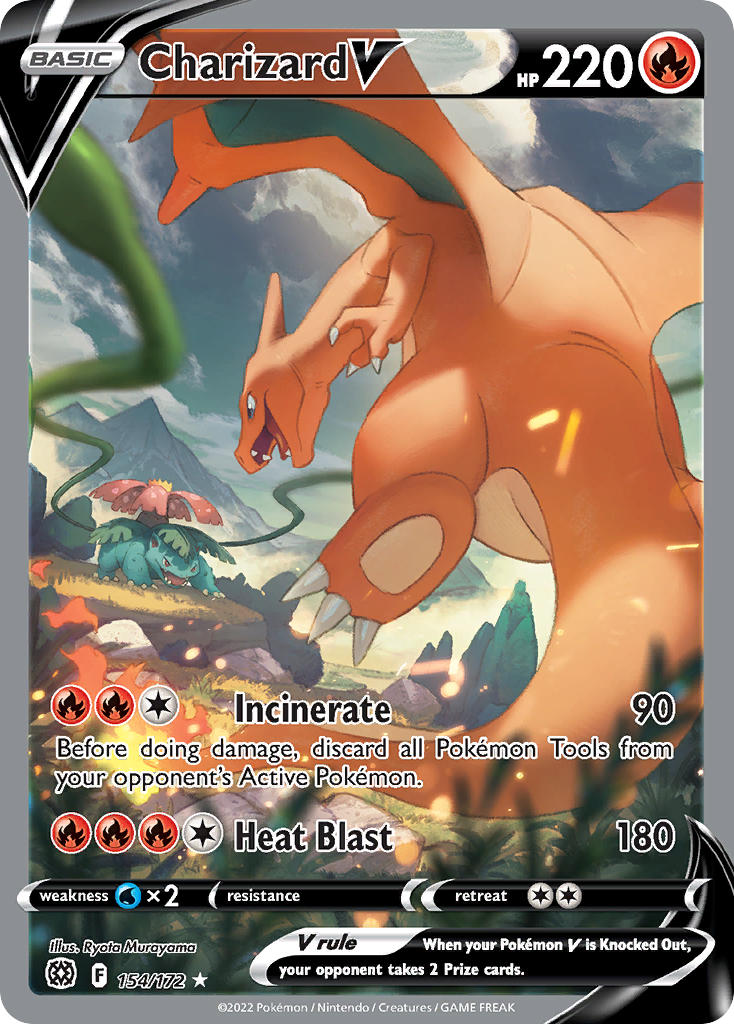 Charizard V Brilliant Stars 154/172